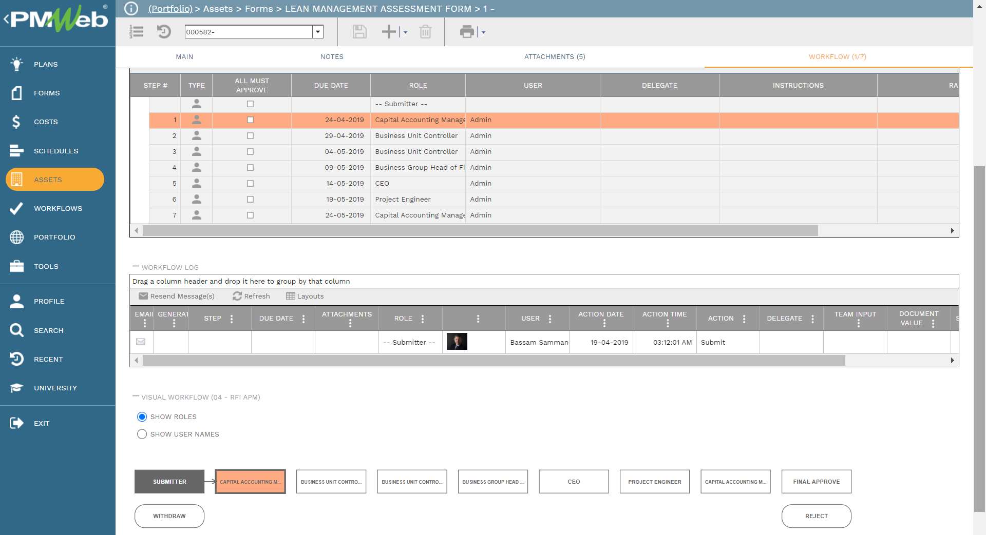 PMWeb 7  Assets  Forms Forms Lean Managment Assessment 
Attachement 