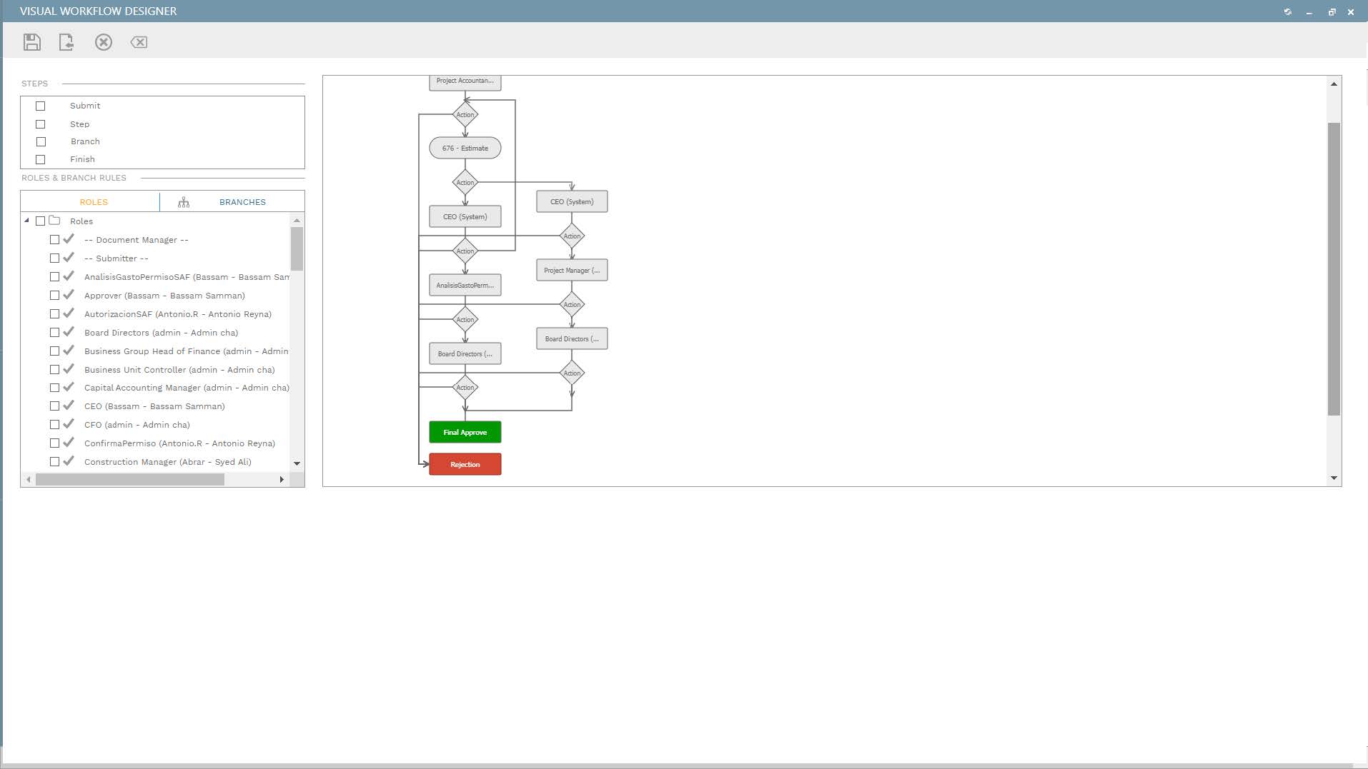 PMWeb 7 Workflow Business Processes (BPM) 
Visual Workflow Designer