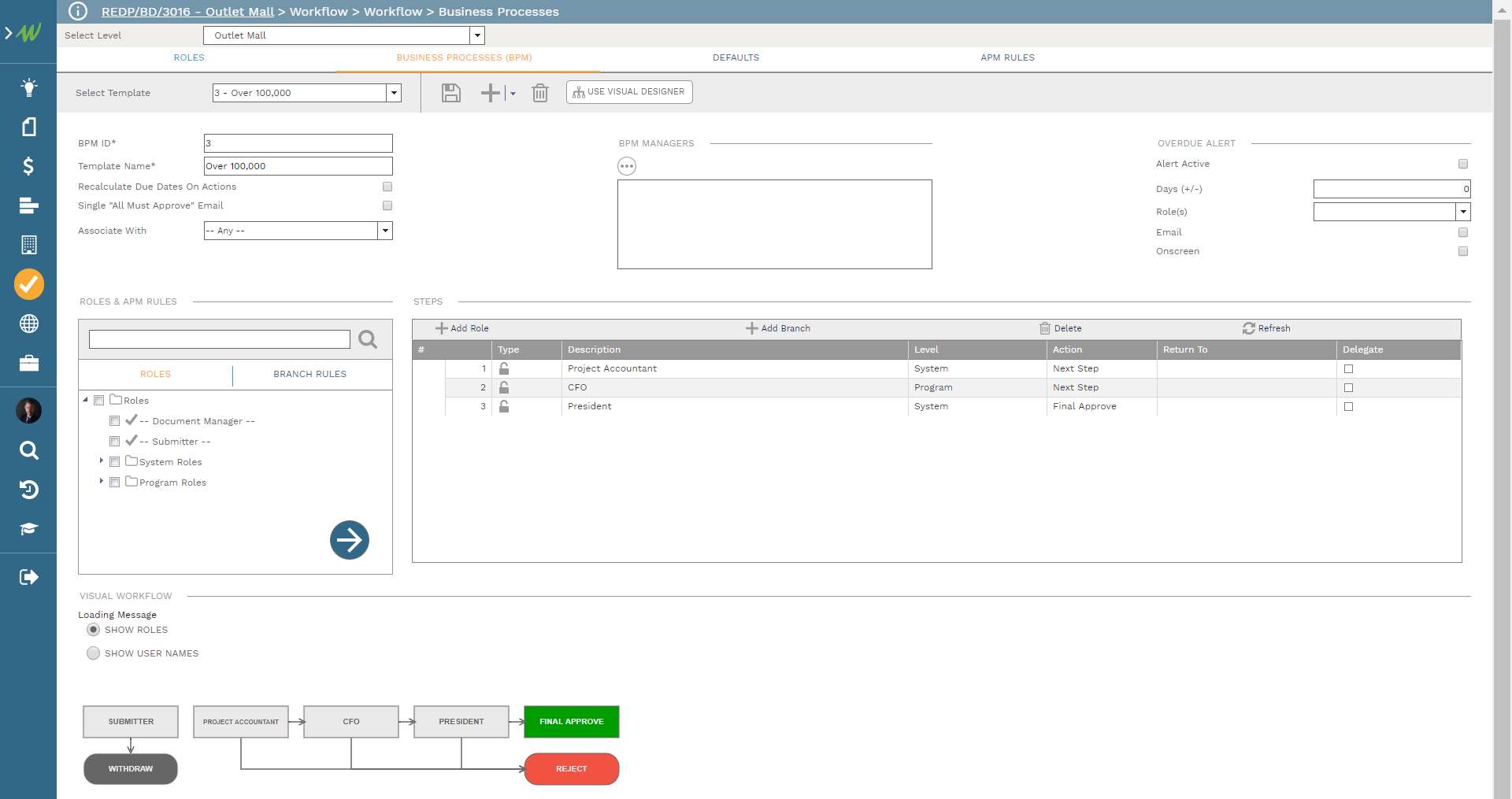 PMWeb 7 Our
let Mall Workflow Business Processes (BPM)